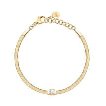 Morelatto 18k Gold Plated Gioia CZ Set Bracelet SAVY36