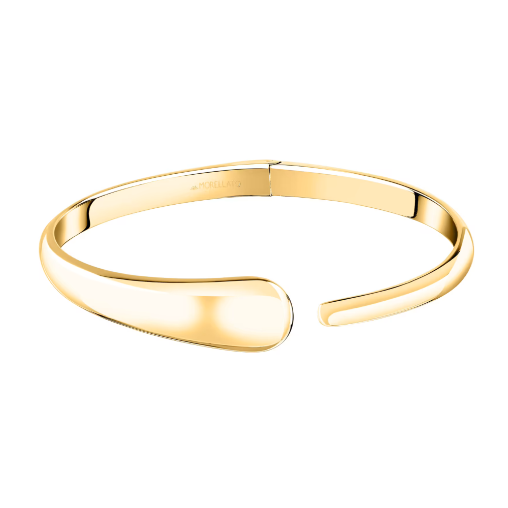 SAYP05-18k-yellow-gold-morellato-design-bangle-front-image