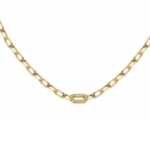 Morelatto 18K Gold Plated Intrecci Necklace SAZC02