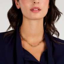 Morelatto 18K Gold Plated Intrecci Necklace SAZC02