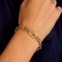 Morelatto 18k Gold Plated Intrecci Bracelet SAZC03