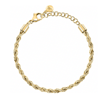 Morelatto 18k Gold Plated Intrecci Rope Bracelet SAZC25