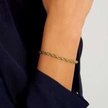 Morelatto 18k Gold Plated Intrecci Rope Bracelet SAZC25