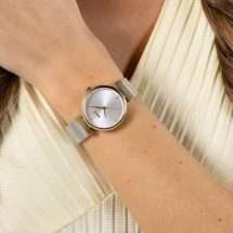 Boss Ladies Rosehill Gold Steel Mesh Watch 1502853