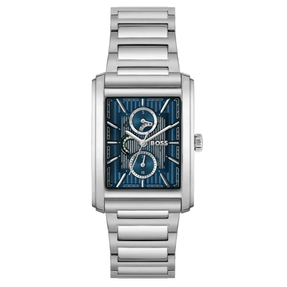 1514318 Hugo Boss Mens Steel Bracelet Blue dial watch front image