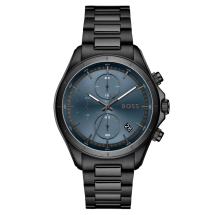 Boss Men's Bosslatic Black Steel Bracelet Watch 1514337