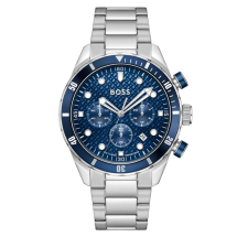 Boss Mens Chronomatic Steel Bracelet Watch 1514338