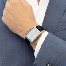 Boss Mens Principle Steel Leather Watch 1514351