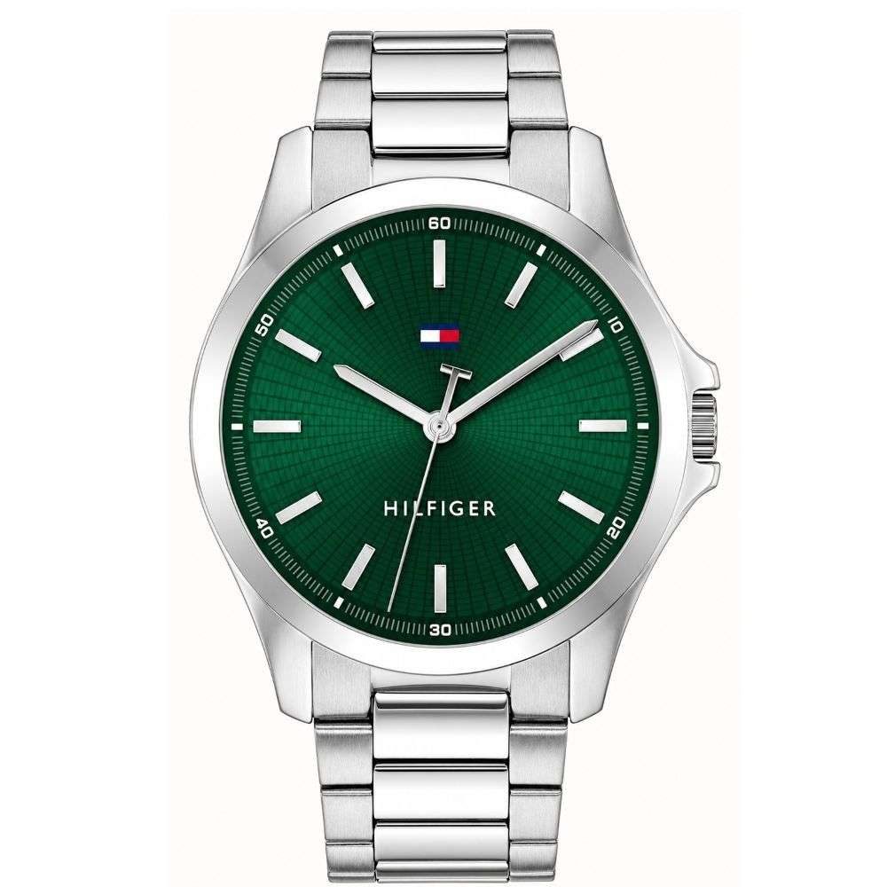 1710672 Tommy Hilfiger Bruce Green Dial Stainless Steel Bracelet front image