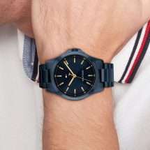 Tommy Hilfiger Bruce Men's Navy Steel Watch 1710742