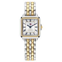 Tommy Hilfiger Ladies Mia Gold And Steel Watch 1782915