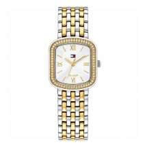 Tommy Hilfiger Ladies Abby Gold And Steel Watch 1782922