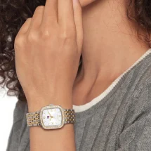 Tommy Hilfiger Ladies Abby Gold And Steel Watch 1782922
