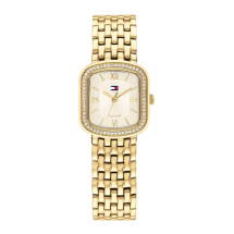 Tommy Hilfiger Ladies Abby Gold And Steel Watch 1782923