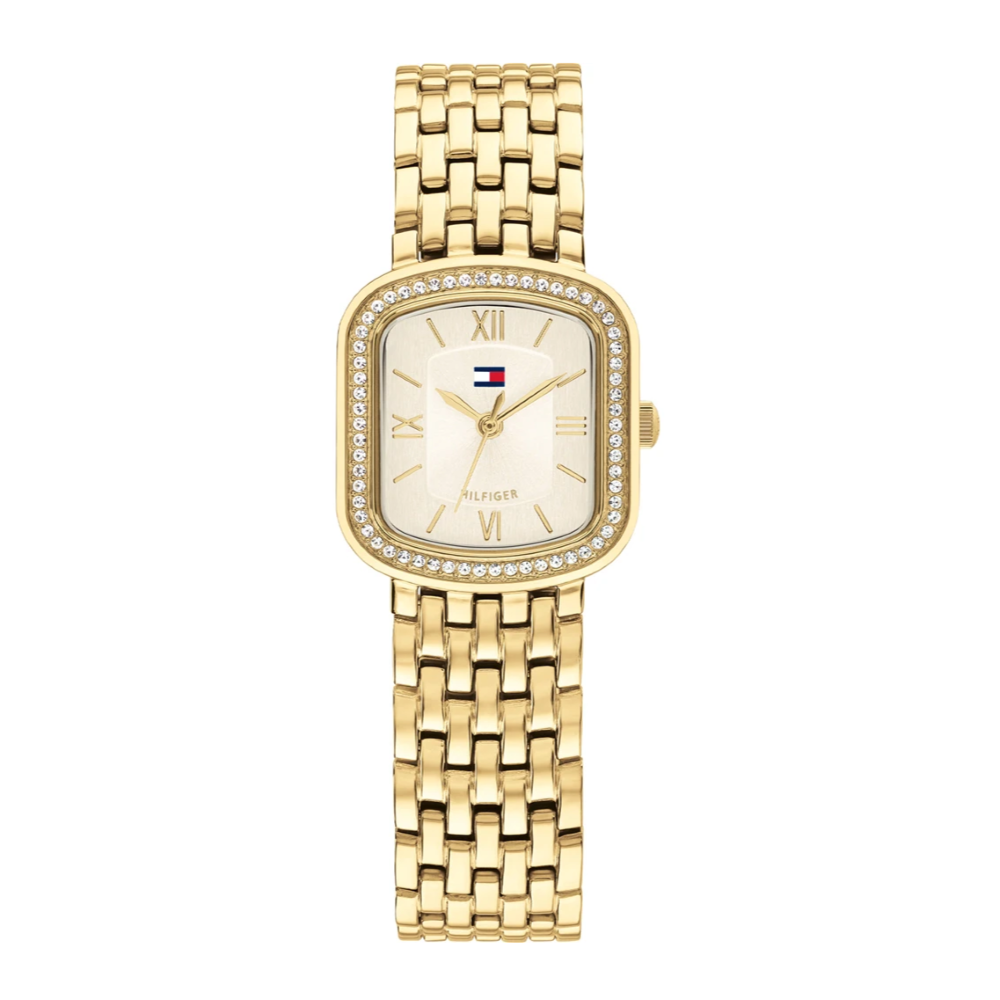 1782923 Tommy Hilfiger ladies Abby gold bracelet watch front image