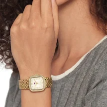 Tommy Hilfiger Ladies Abby Gold And Steel Watch 1782923