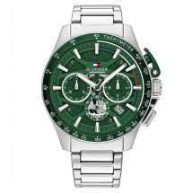 Tommy Men's Bank Green Dial Multi Dial Watch 1792293