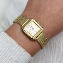 Cluse Gracieuse Mini Gold White Face Watch CW15509