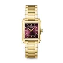 Cluse Anglee Gold Cranberry Dial Watch CW16603