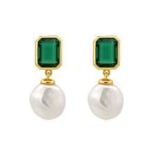 Burren Emerald Isle 18K Gold Plated Drop Earrings E1814