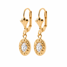 Burren Nostalgia Drop 18K Gold Plated Earrings E1868