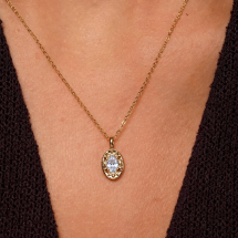 Burren Nostalgia 18K Gold Plated Pendant P1868
